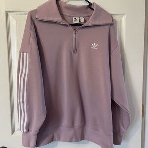Adidas Women's Quarter-Zip Sweatshirt
